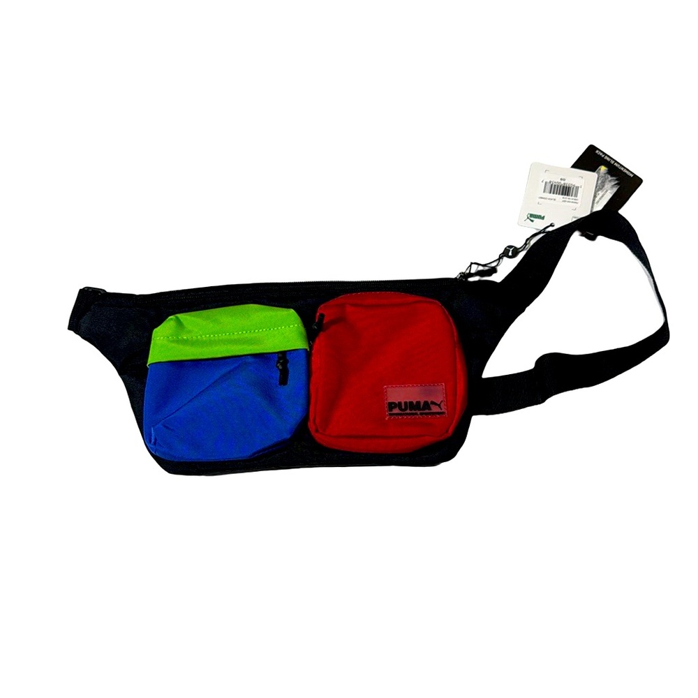NEW Puma red blue black momentum sling pack bag NWT